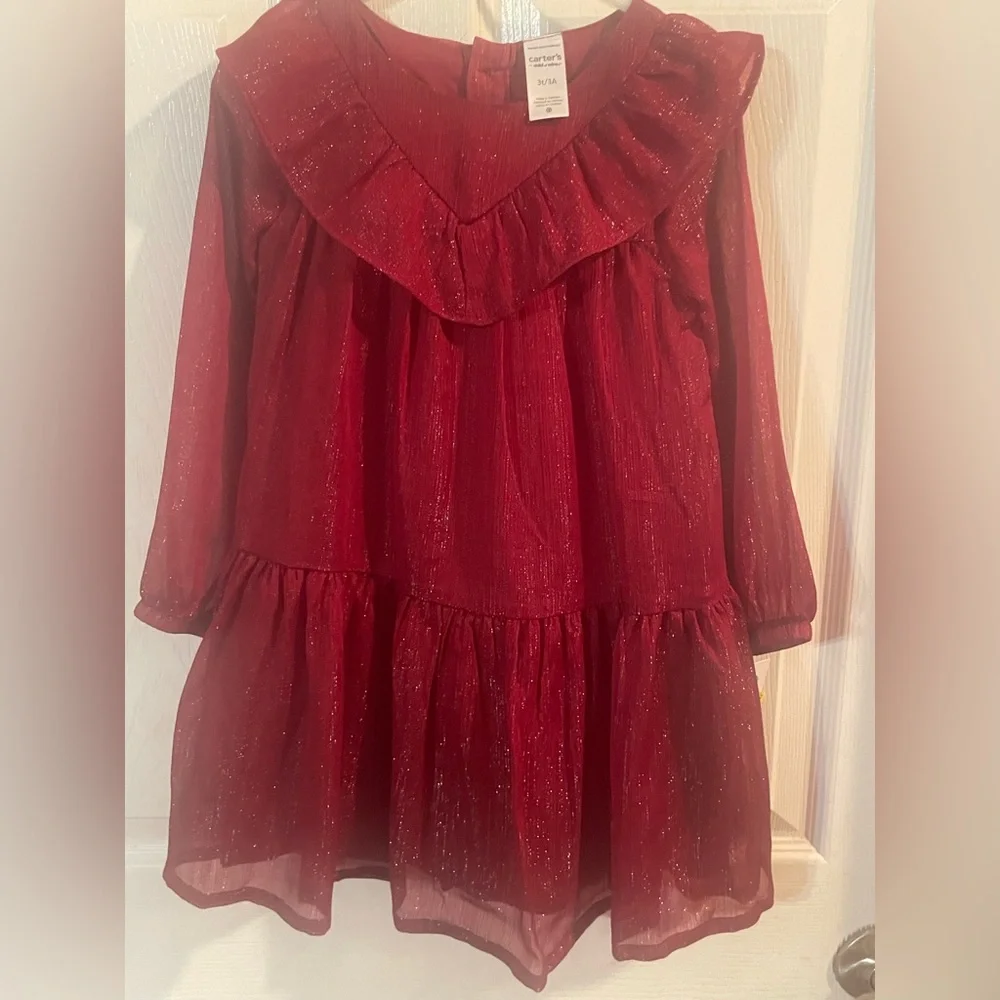Elegant‎ Burgundy Girl’s Holiday Dress! NWT!